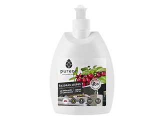 Ekoloģiskas šķidrās ziepes PURENN ar brūkleņu un liepziedu ekstraktu, 500 ml