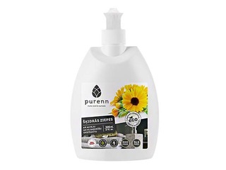 Ekoloģiskas  šķidrās ziepes PURENN ar alvejas un kliņģerīšu ekstraktu, 500 ml