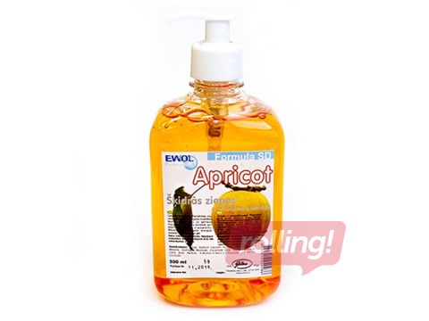 Šķidrās ziepes Ewol Professional Formula SD Apricot, 500 ml