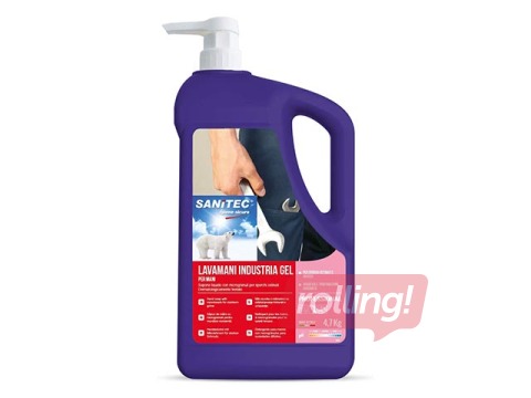Roku mazgāšanas pasta Sanitec Industrial Gel, ar dozatoru, 5l