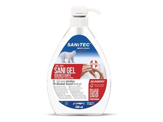 Dezinfekcijas želeja rokām Sanitec Sani Gel, 600 ml