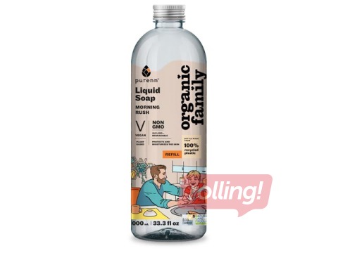Šķidrās ziepes Purenn Morning Rush, 1l