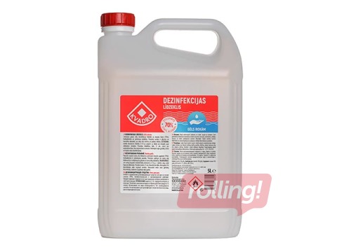 Dezinfekcijas gēls rokām Kvadro, 5l