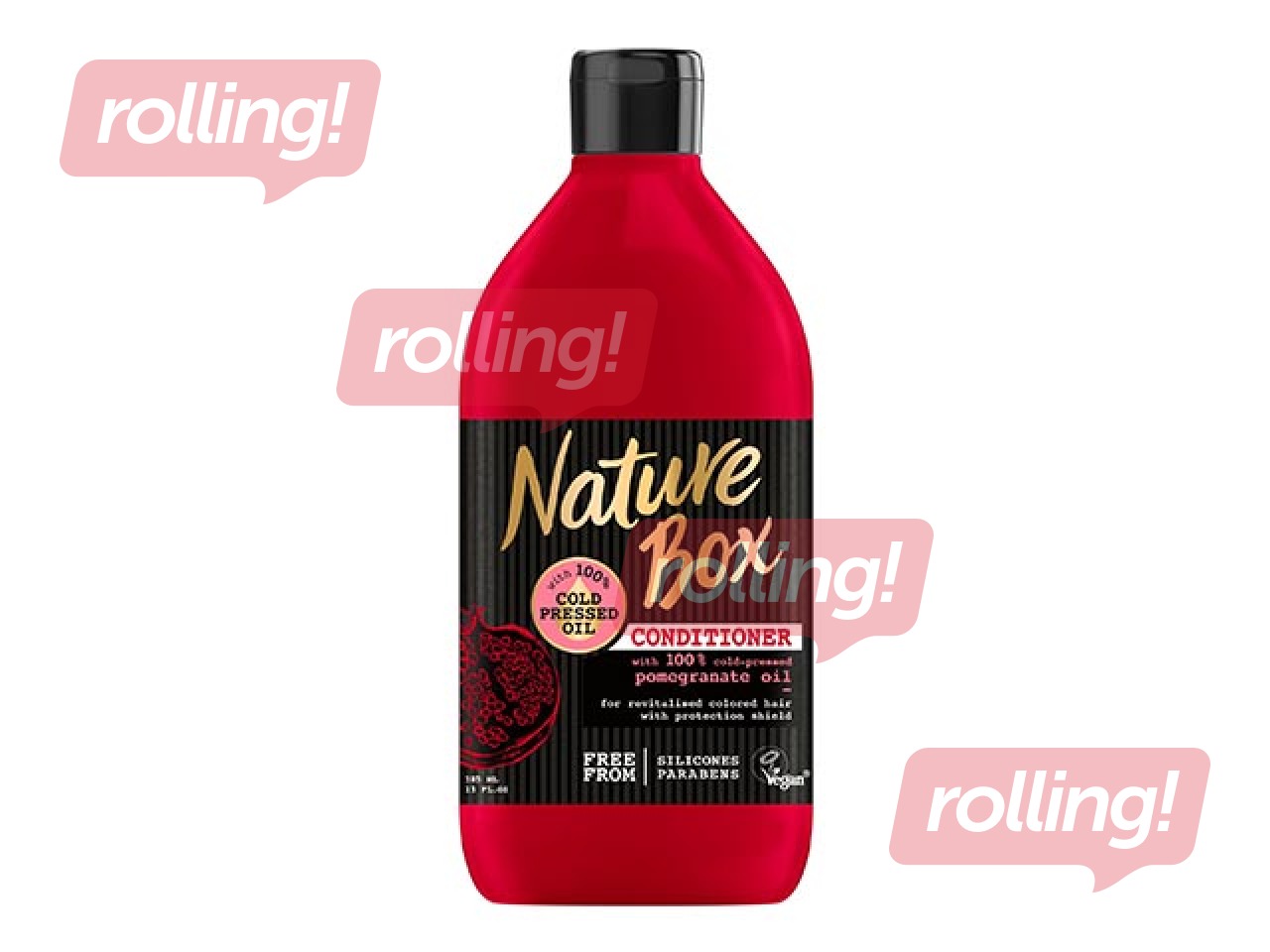 Matu kondicionieris krāsotiem matiem Nature Box Pomegranate, 385ml