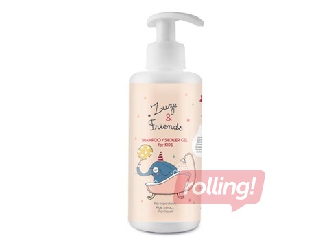 Dušas želeja / šampūns bērniem Zuze & Friends, 250ml