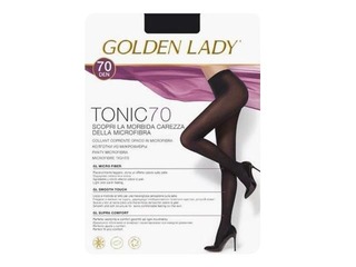 Sieviešu zeķubikses, Tonic, Golden Lady, 70 den, Nero, 4 izm.