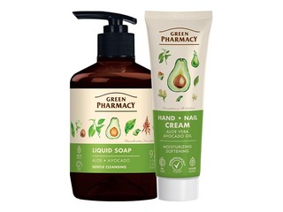 Dāvanu komplekts Green Pharmacy, ar aloju un avokado eļļu