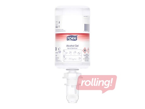 Gēlveida dezinfekcijas līdzeklis uz spirta bāzes Tork, S4, 1l