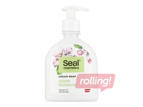 Šķidrās krēmziepes Seal, Apple Blossom, 300ml