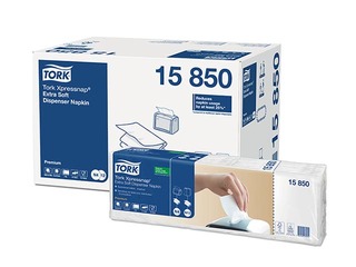 Salvetes Tork Xpressnap Extra Soft N4, 5 pac., 2 slāņi, baltas