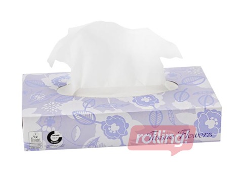 Kosmētiskās salvetes Celtex Tissue Flowers, 2 kārtas, 100 salv.