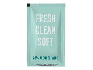 Salvetes mitrās 70% alkohols, 100 gab.