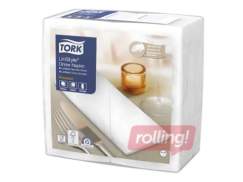 Salvetes Tork Premium LinStyle, baltas, 50 gab.