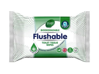 Noskalojamās mitrās salvetes Pure, 40gab