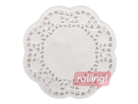 Apaļas salvetes glāzēm, PapStar, 10cm, 1000 gab.