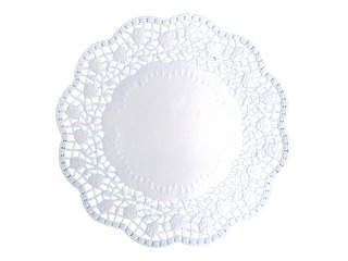 Apaļas salvetes tasītēm, PapStar, 15cm, 100 gab.