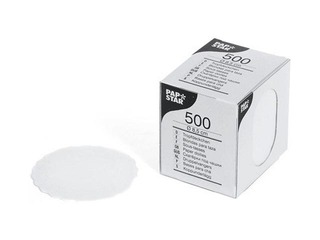 Apaļas salvetes glāzēm, PapStar, 8.5cm, 500 gab.