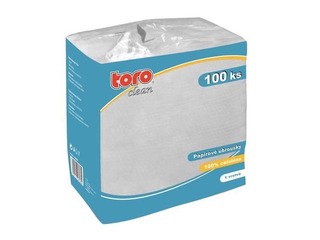 Salvetes Toro, baltas, 30x30cm, 100 gab.