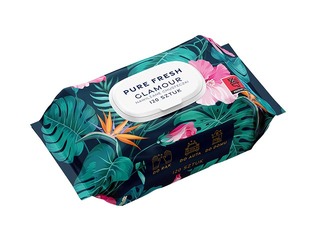 Mitrās salvetes, Naturelle, Pure Fresh, Glamour, 120 gab.