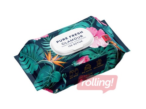 Mitrās salvetes, Naturelle, Pure Fresh, Glamour, 120 gab.