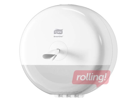 Tualetes papīra turētājs Tork SmartOne Mini T9, plastikāta, balts