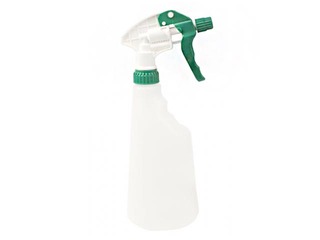 Uzpildes pudele ar izszmidzinātāju HygienTeknik 600 ml, zaļa