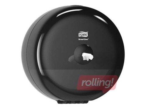 Tualetes papīra turētājs Tork SmartOne Mini T9, plastikāta, melns