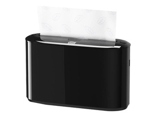 Salvetes turētājs galdam Tork Xpress Countertop Multifold H2, plastikāta, melns