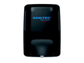 Automātiskais turētājs šķidrajām ziepēm/dezinfektantiem Sanitec, melns, 1l