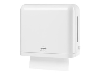 Papīra dvieļu loksnēs turētājs WEPA MINI, H3, balts