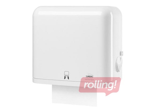 Papīra dvieļu turētājs WEPA  Auto Cut, H1, balts