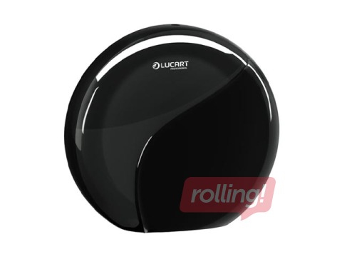 Tualetes papīra turētājs Lucart, Identity, T2, plastikāta, melns