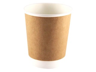Glāzes papīra ar dubulto sienu, ø80mm, 200-250 ml, 25 gab.
