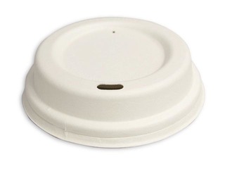 Vāki papīra glāzēm, cukurniedru šķiedras, ø90mm, 50 gab., balti