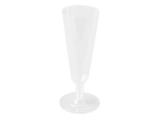 Glāzes šampanietim Spino, plastmasas, 100 ml, 6 gab., caurspīdīgas
