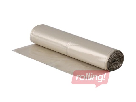 Atkritumu maisi 200 l, LDPE, 40 mikr., 10 gab., caurspīdīgi