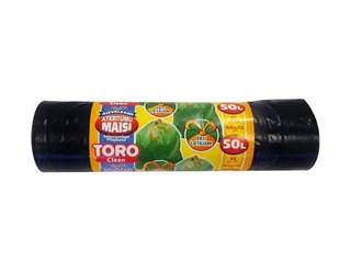 Atkritumu maisi Toro aizvelkami, 50 l, LDPE, 60 x 72 cm, 30 mikr., 15 gab., melni