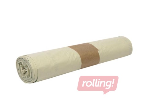 Biokompostējamie atkritumu maisi BIO, zaļi, 50l, 17 mikr., 20 gab.