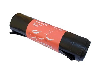 Atkritumu maisi Labais Maiss, 60 l, 33 mikr., 10 gab., melni