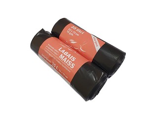 Atkritumu maisi Labais Maiss, 35l, 33 mikr., 10 gab., melni