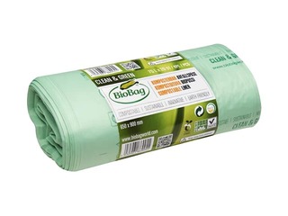 Industriāli kompostējami atkritumu maisi, BioBag, 75l, 23 mikr., 20 gab.