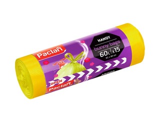 Atkritumu maisi Paclan Bunny bags, aromatizēti, 60 l, 15 gab.