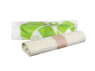 Biokompostējami atkritumu maisi BIO, zaļi, 140l, 18 mikr., 10 gab.