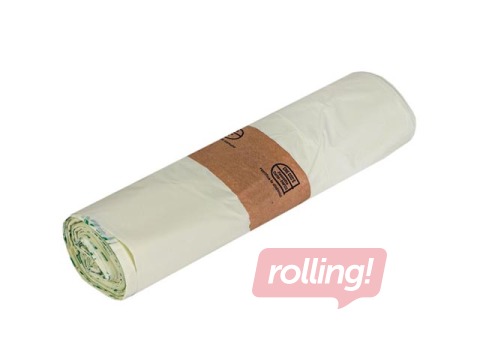 Biokompostējami atkritumu maisi BIO, zaļi, 240l, 17 mikr., 10 gab.