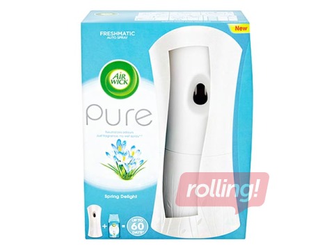 Gaisa atsvaidzinātājs Air Wick Freshmatic Spring Delight, turētājs + rezerve, 250ml