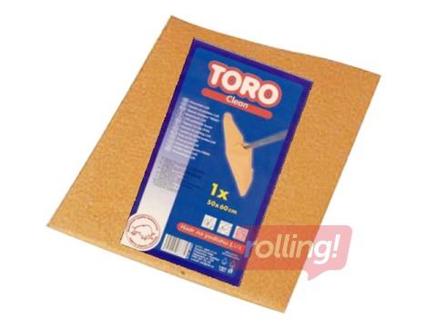 Grīdas lupata LUX TORO, 50 x 60 cm, 1 gab., oranža
