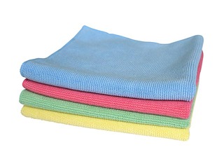 Universāla mikrošķiedras lupatiņa Abena 40 x 40 cm, sarkana