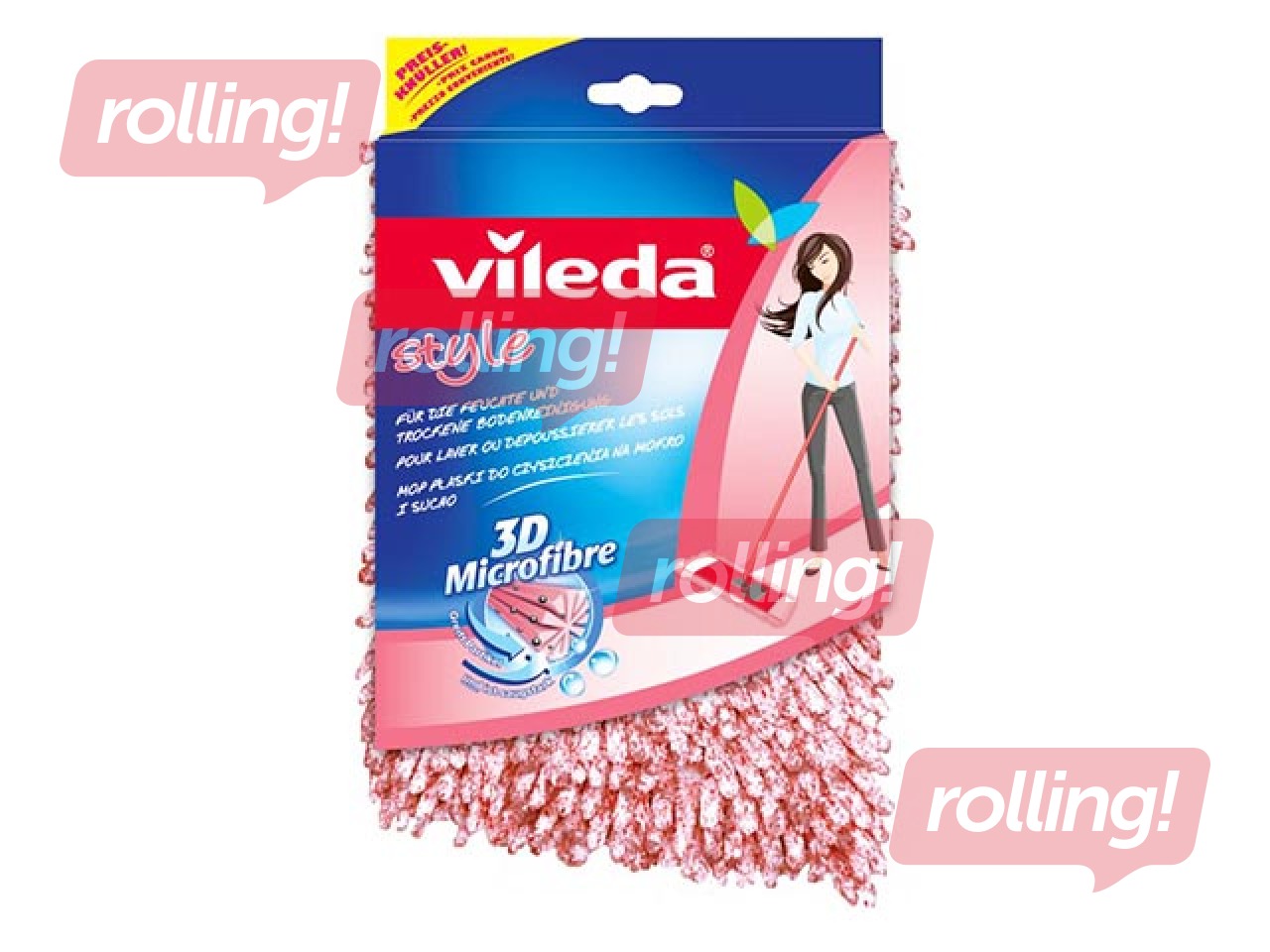 Maināmais mops VILEDA Flatmop Style