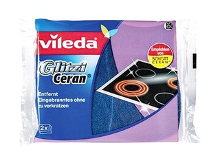 Sūklis keramisko plīšu tīrīšanai VILEDA Pur Active Ceran, 2 gab.