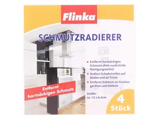 Melamīna sūklis Flinka Max Miracle, 12x6.5cm, 4 gab.